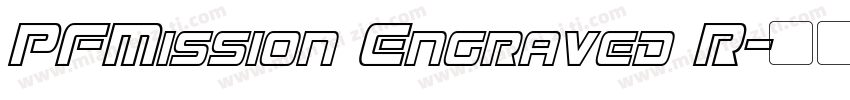 PFMission Engraved R字体转换